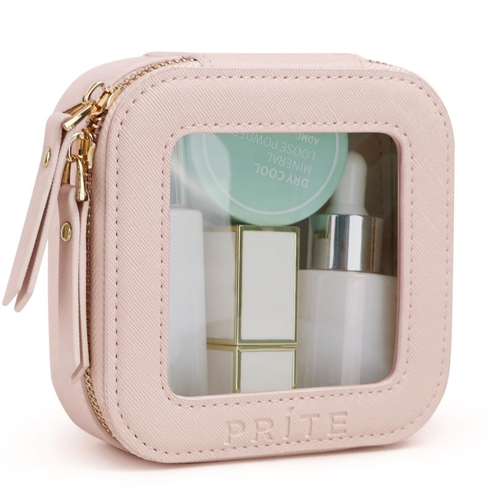 Small Makeup Bag For Women Portable Clear Makeup Bag Cute Mini Waterproof🙂